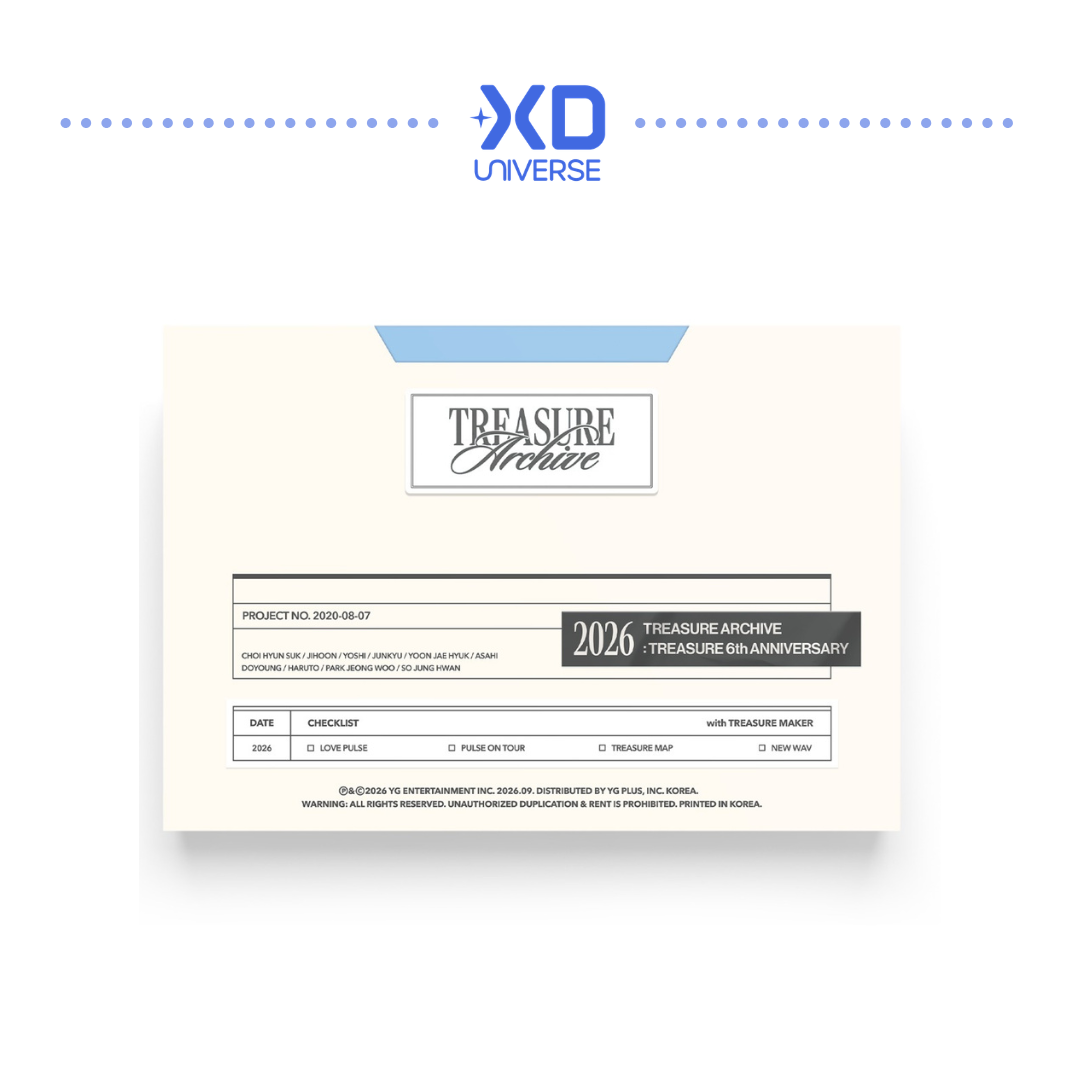[PREORDER DEADLINE 7/8] TREASURE 6th ANNIVERSARY OFFICIAL MERCH - Message Card Set