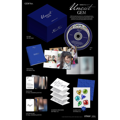 KiiiKiii - 1st EP Album [UNCUT GEM] (GEM Ver.) (Limited Edition)