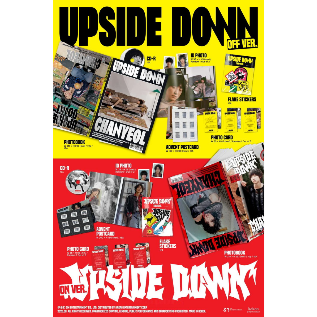 EXO CHANYEOL 2nd Mini Album [ UPSIDE DOWN ] Photobook version