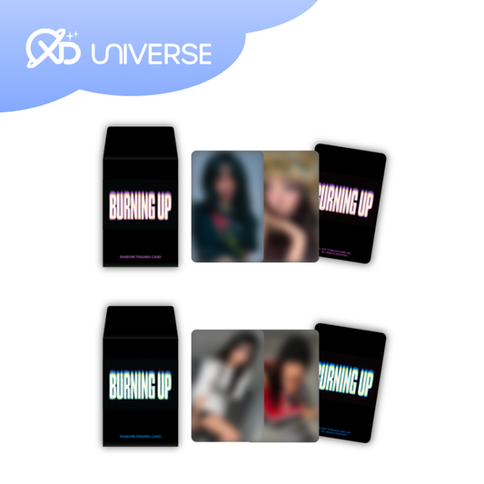 BURNING UP OFFICIAL MERCH - MEOVV RANDOM TRADING PHOTOCARD