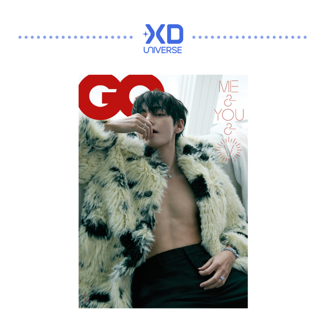 BTS V GQ KOREA FEBRUARY ISSUE MAGAZINE