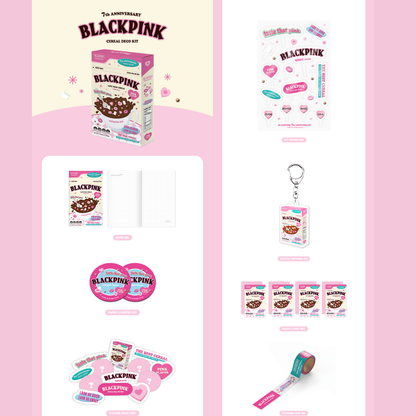BLACKPINK [7th ANNIVERSARY] CEREAL DECO KIT