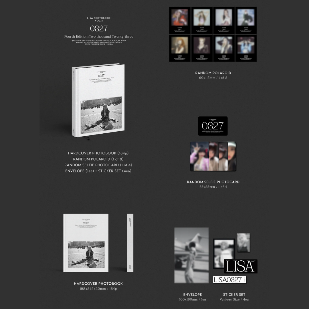 BLACKPINK LISA - PHOTOBOOK VOL 4 2023.03.27