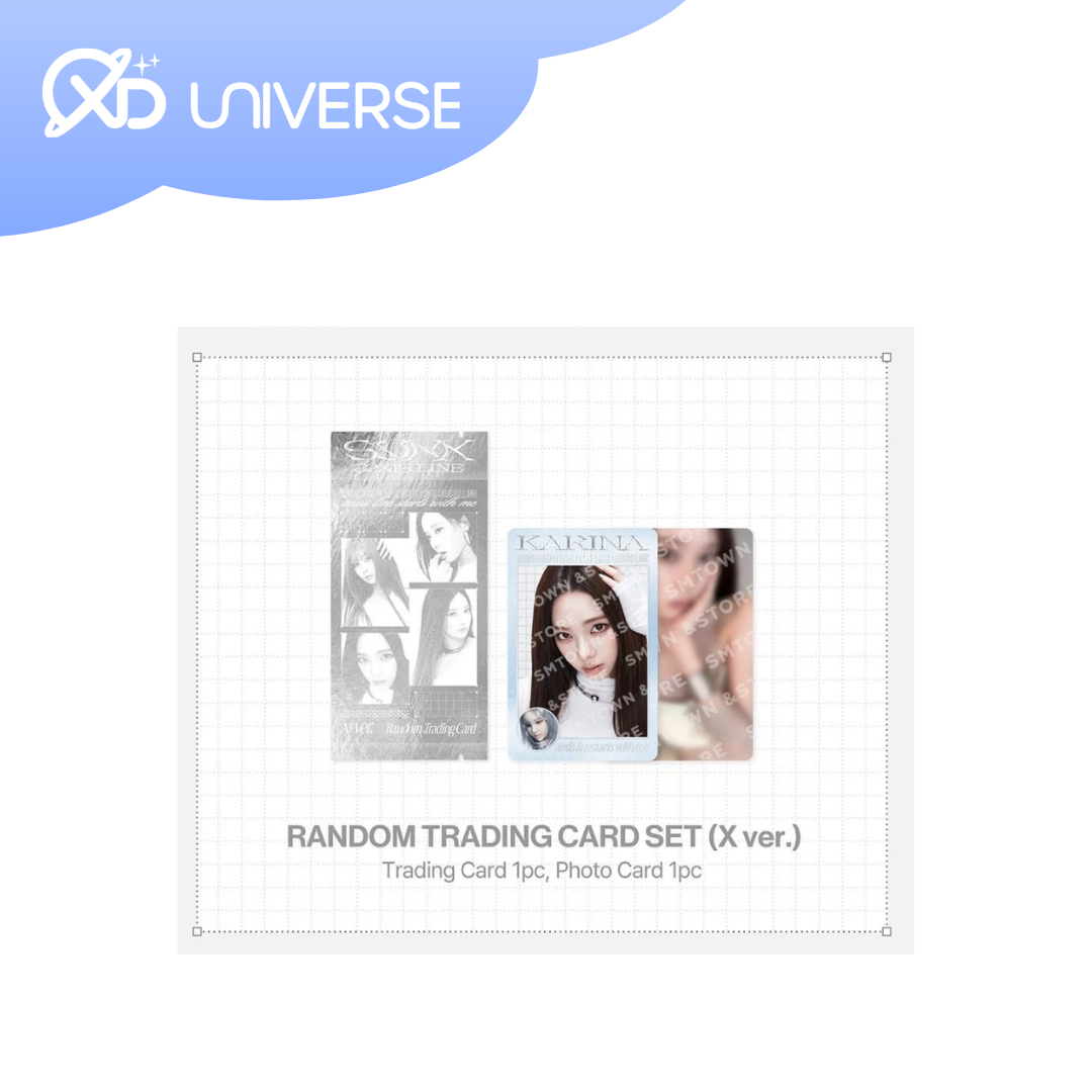 AESPA - SYNK : AEXIS LINE MD - RANDOM TRADING CARD - X VER