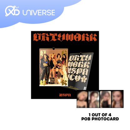 [KTOWN4U POB] AESPA 1st Single Album - DIRTY WORK - DIRTY WORKER ver
