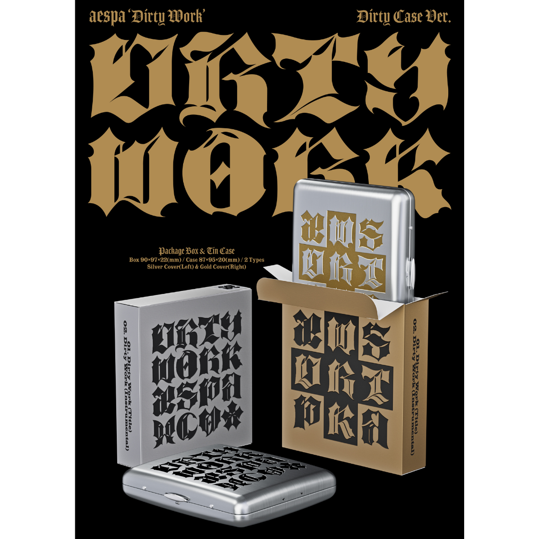 AESPA 1st Single Album - DIRTY WORK - Dirty Case ver