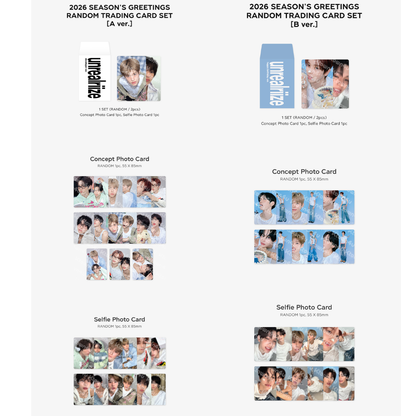 2026 RIIZE SEASON'S GREETINGS MD RANDOM TRADING CARD