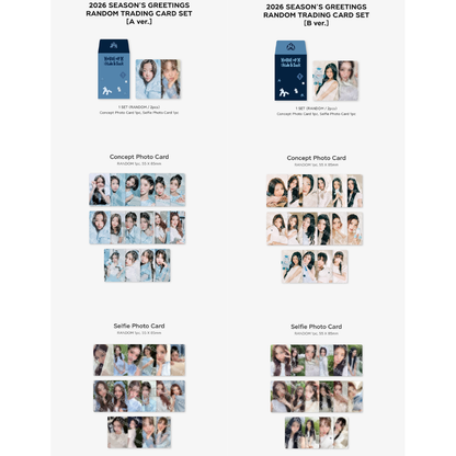 2026 Hearts2Hearts SEASON'S GREETINGS MD RANDOM TRADING CARD