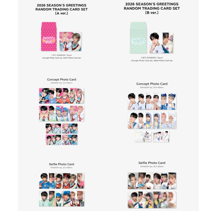 2026 NCT WISH SEASON'S GREETINGS MD RANDOM TRADING CARD