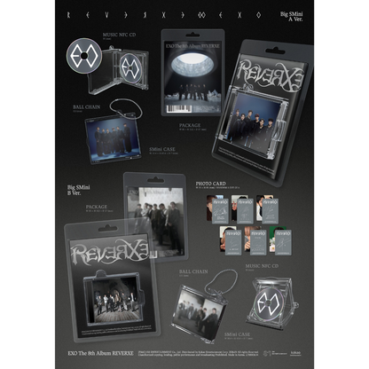 EXO The 8th Album [REVERXE] (Big SMini Ver.) (SMART ALBUM) (Random Ver.)
