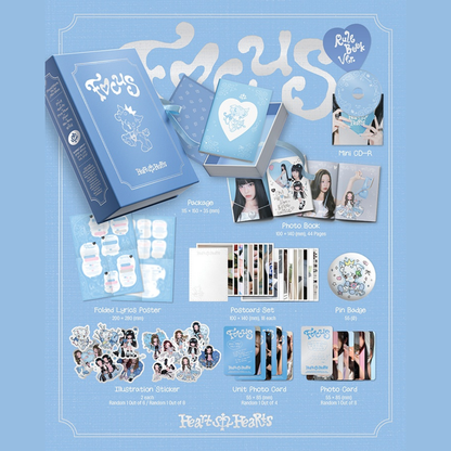 HEARTS2HEARTS  1ST MINI ALBUM FOCUS - (Rule Book Ver.)