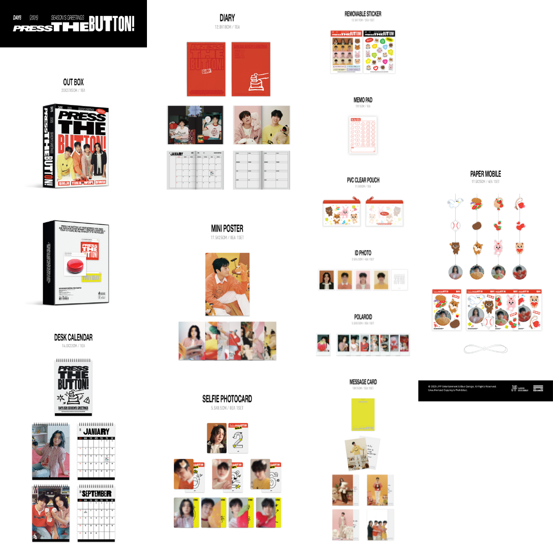 [READY STOCK] DAY6 - 2026 SEASON'S GREETINGS [PRESS THE BUTTON]