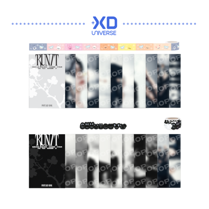 [PREORDER DEADLINE 3/8] Stray Kids World Tour <RUN IT SEOUL> Official Merch - POSTCARD BOOK & ROLL STICKER SET