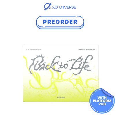 [PREORDER] &TEAM KR 1st Mini Album [Back to Life] - Photocard Box (Weverse Albums ver.)