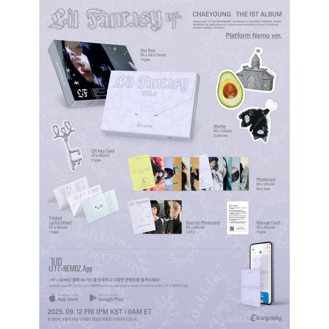 TWICE CHAEYOUNG - 1st Album - LIL FANTASY vol.1 - Platform Nemo ver