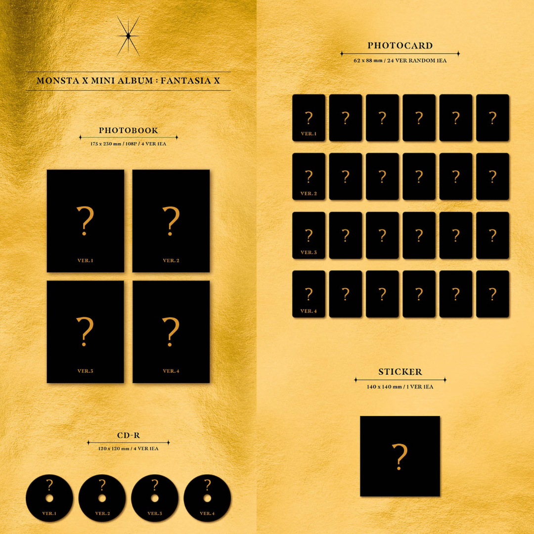 MONSTA X - Mini Album [FANTASIA X] (Random Ver.)