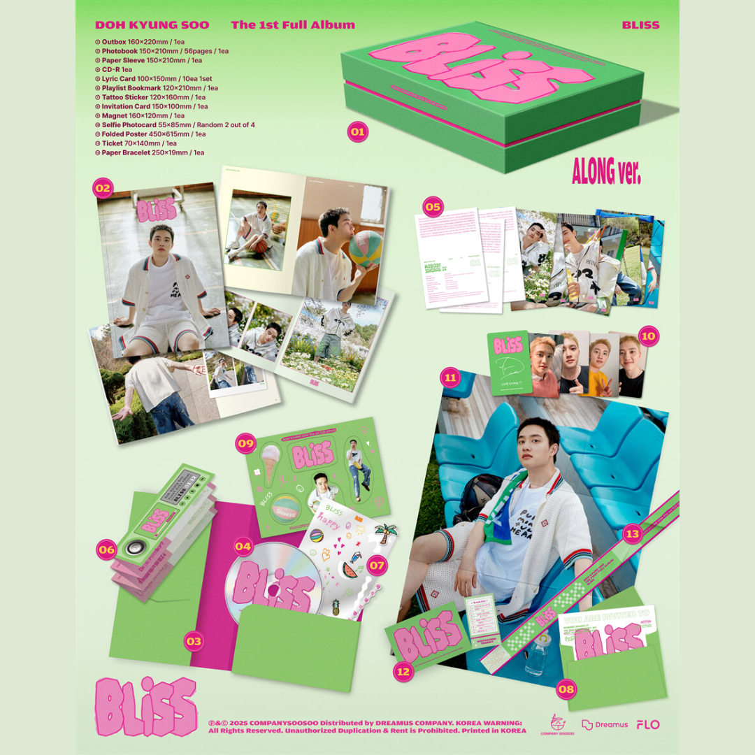 KYUNGSOO (D.O.) The 1st Full Album [BLISS] ALONG (GREEN)