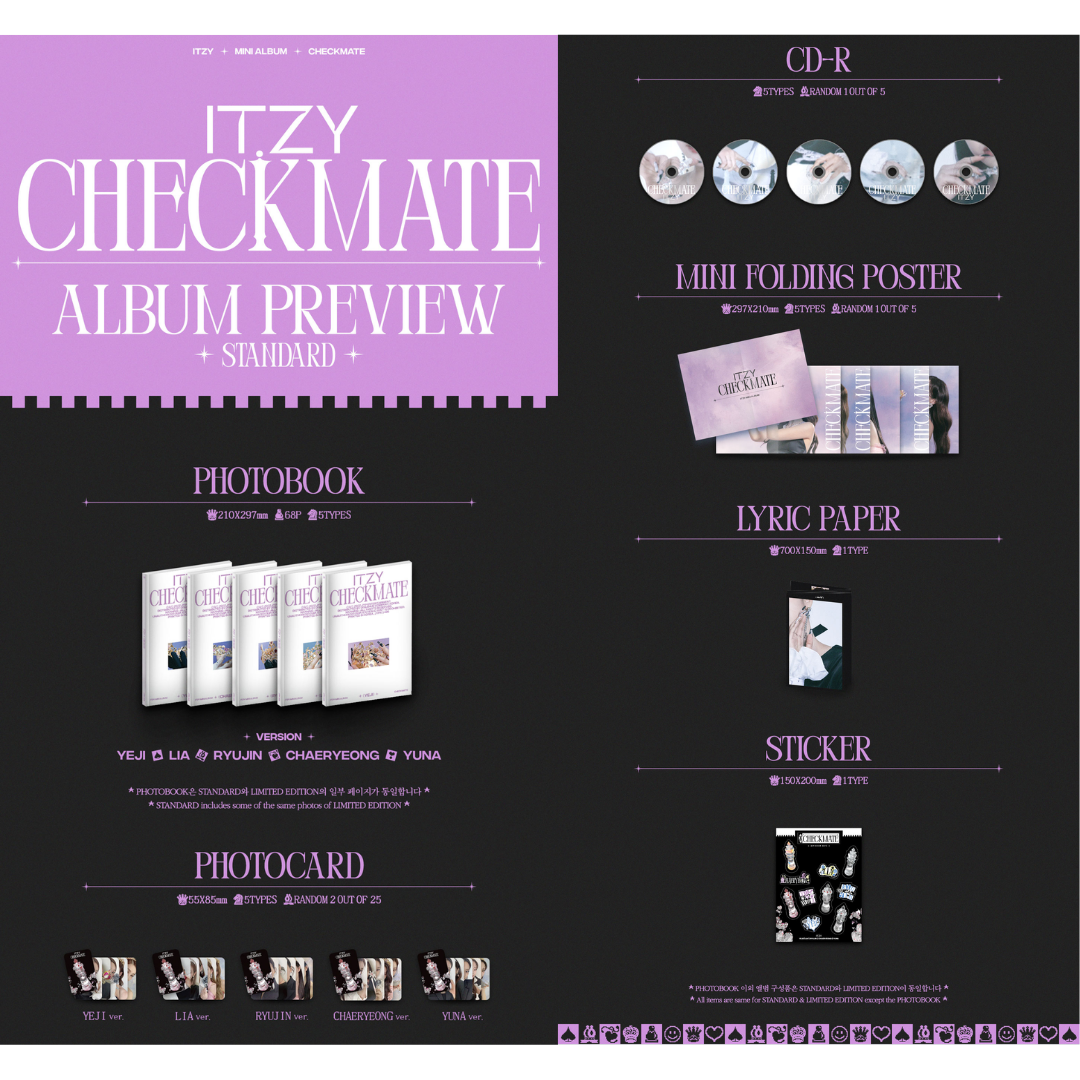 ITZY - 5th Mini Album [CHECKMATE] (Standard Edition)