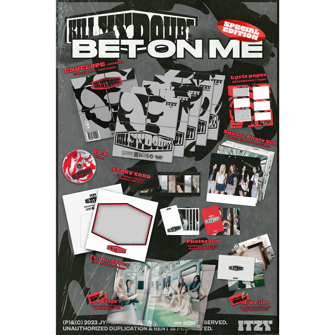 ITZY 7th Mini Album ‘KILL MY DOUBT’ (BET ON ME Ver.)