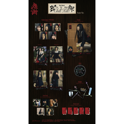 Red Velvet - The 3rd Album [Chill Kill] (Poster Ver.)