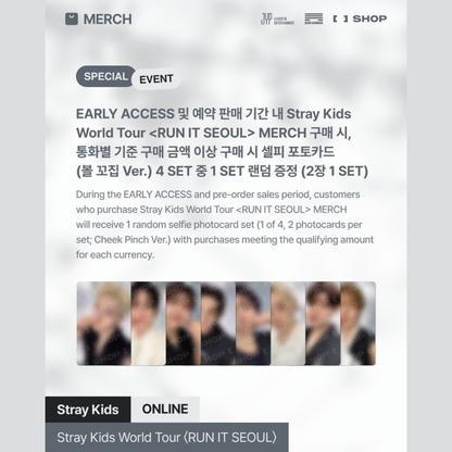 [PREORDER DEADLINE 3/8] Stray Kids World Tour <RUN IT SEOUL> Official Merch - SKZOO SECRET PLUSH MICRO Ver.