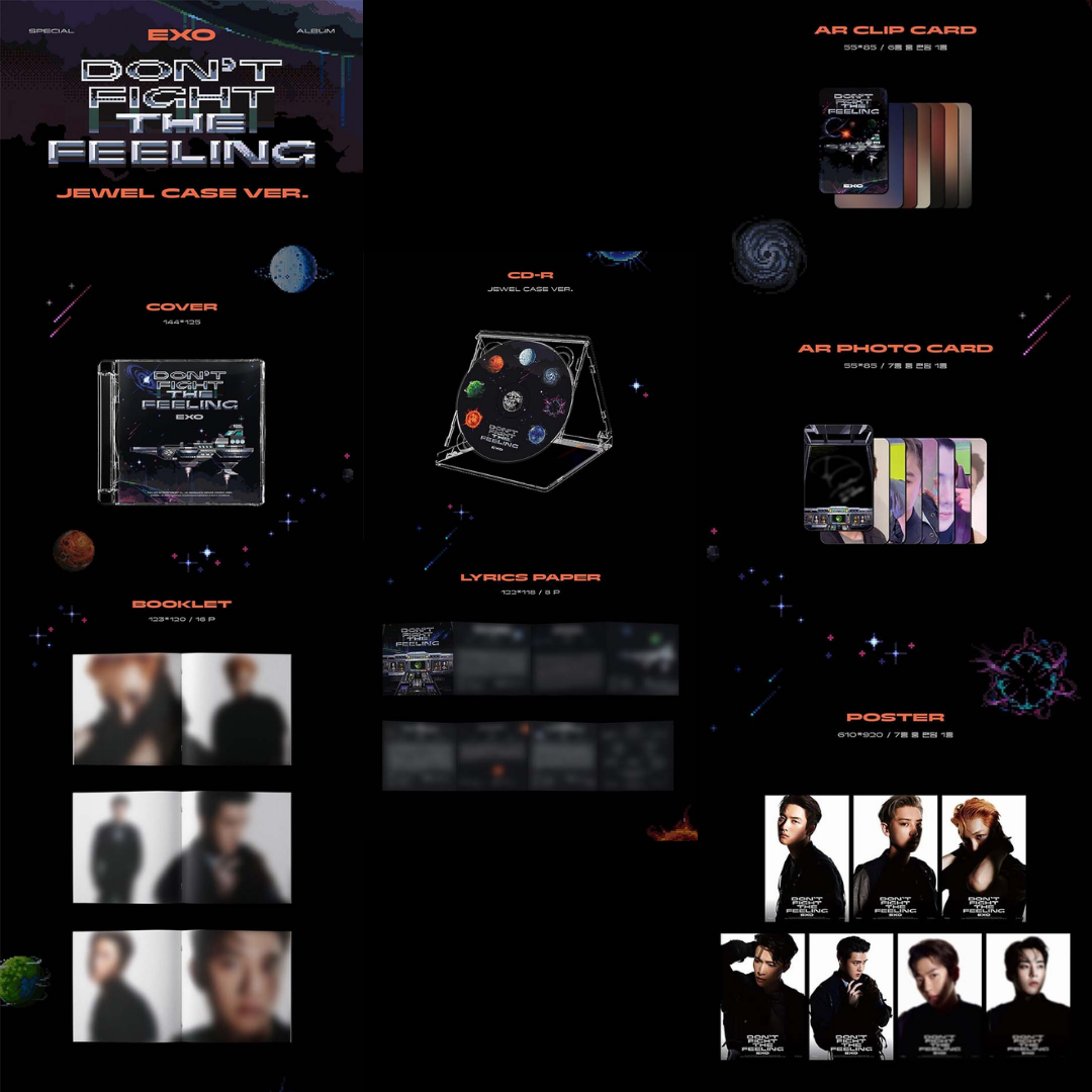 EXO - Special Album [DON’T FIGHT THE FEELING] (Jewel Case Ver.)