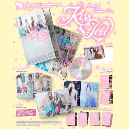 [PREORDER] aespa The 1st Japan Mini Album [KISS N TELL] - Limited Edition Ver.