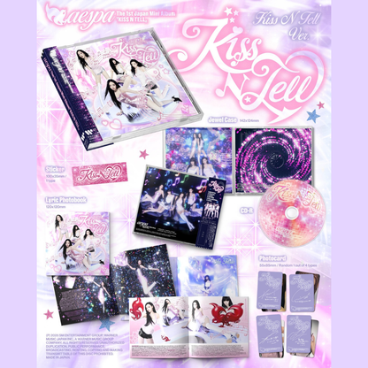 [PREORDER] aespa The 1st Japan Mini Album [KISS N TELL] - KISS N TELL Ver.
