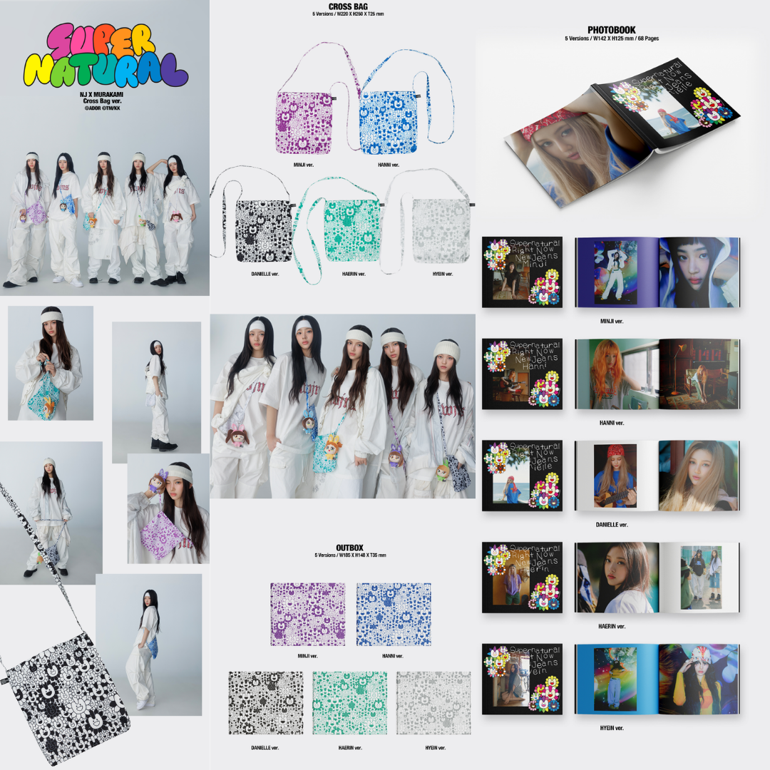 NEWJEANS SUPERNATURAL NJ x MURAKAMI Cross Bag