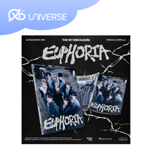 [POB] ALPHA DRIVE ONE THE 1ST MINI ALBUM [EUPHORIA] (FREAK ALARM ver.)