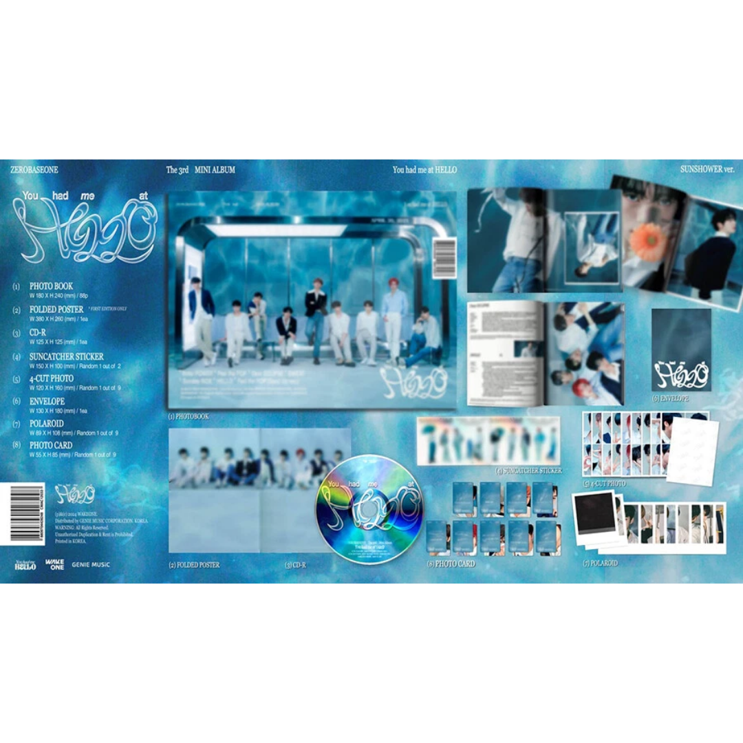 ZEROBASEONE ZB1 - 3rd Mini Album - [You had me at HELLO]