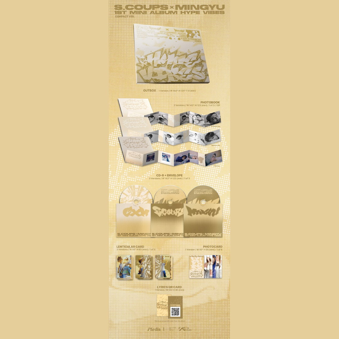 SEVENTEEN - CXM 1st Mini Album - HYPE VIBES - Compact ver