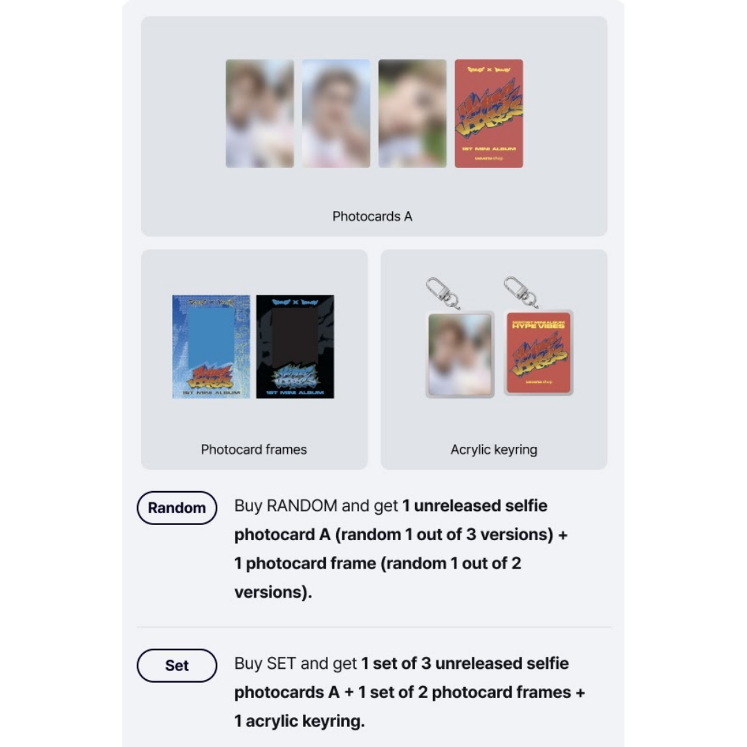 SEVENTEEN - CXM - 1st Mini Album - HYPE VIBES - Standard ver