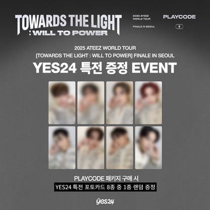 [PREORDER] 2025 ATEEZ WORLD TOUR [TOWARDS THE LIGHT : WILL TO POWER] FINALE IN SEOUL PLAYCODE