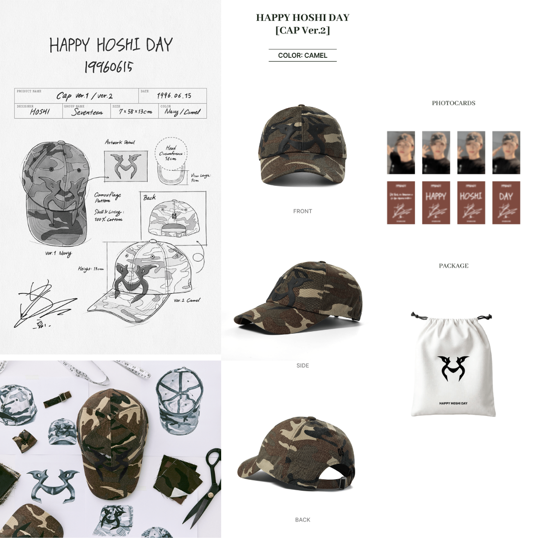 [PREORDER] HAPPY HOSHI DAY BIRTHDAY MERCH ver.5 [CAP Ver.2]