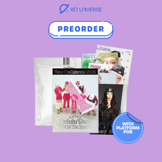 [PREORDER] KiiiKiii The 2nd EP [Delulu Pack] - Calendar. Ver.
