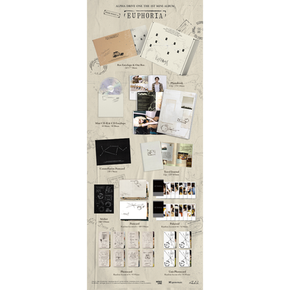 ALPHA DRIVE ONE 1st Mini Album [EUPHORIA] (STAR ROAD ver.)