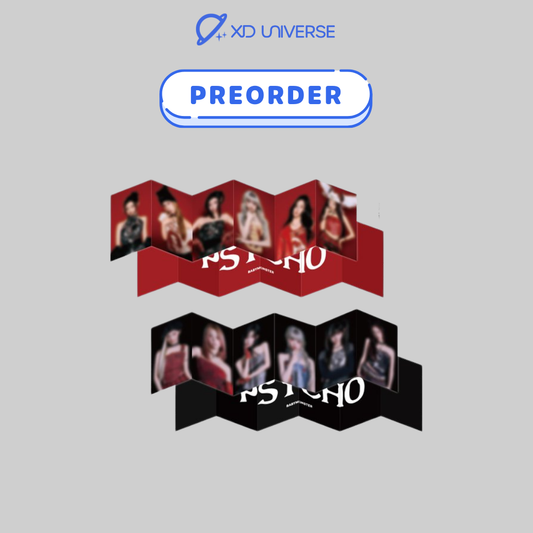 [PREORDER] BABYMONSTER [WE GO UP] 'PSYCHO' OFFICIAL MD - MINI ACCORDION PHOTO BOOK