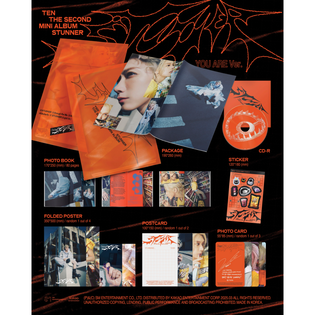 WAYV TEN 2nd Mini Album STUNNER - YOU ARE VER