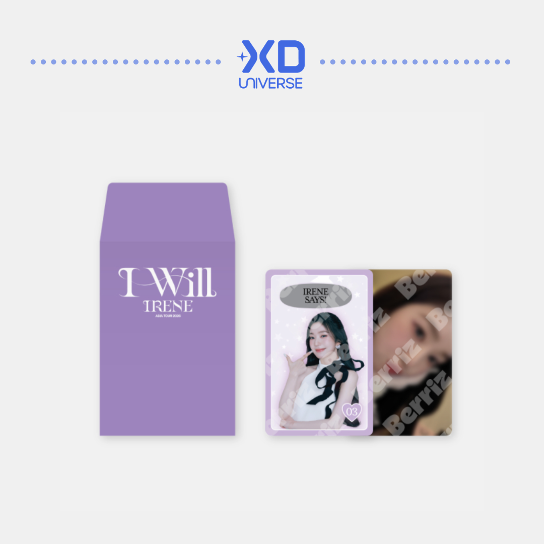 2026 IRENE ASIA TOUR [I-WILL] in SEOUL OFFICIAL MERCHANDISE - Speech Bubble Card Set