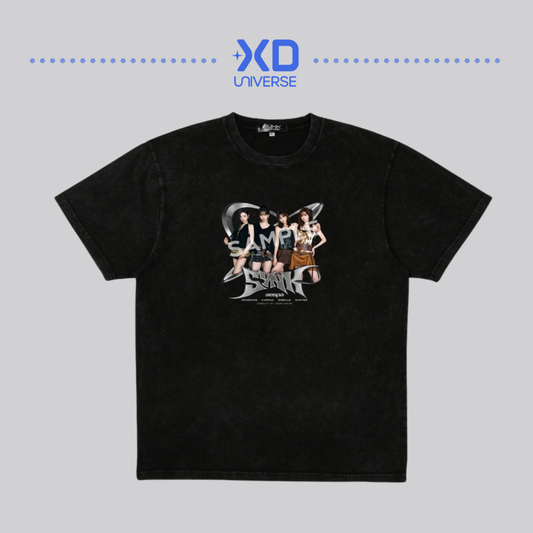 [PREORDER DEADLINE 28/4] aespa LIVE TOUR – SYNK : aeXIS LINE – in JAPAN [SPECIAL EDITION DOME TOUR] Official Merchandise - T-shirt Photo ver. (Black)