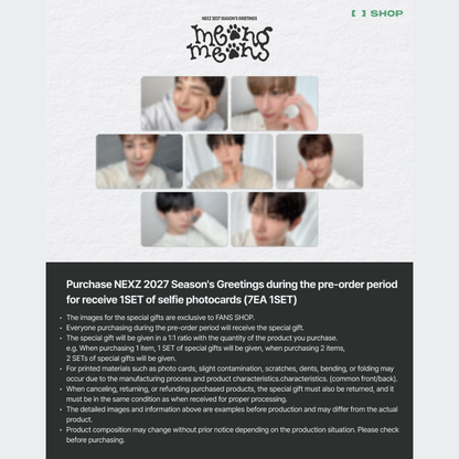 [PREORDER DEADLINE 12/10] NEXZ 2027 Season's Greetings [meong meong]