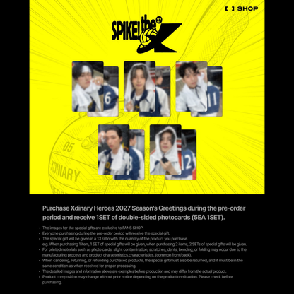 [PREORDER DEADLINE 12/10] Xdinary Heroes 2027 Season's Greetings [SPIKE! THE X]