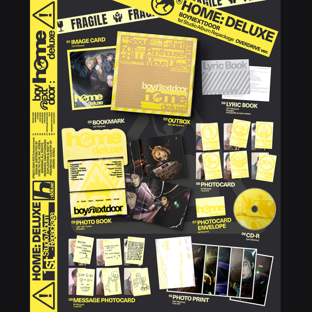 [PREORDER] BOYNEXTDOOR 1st Studio Album Repackage [HOME: DELUXE] (SIGNED)