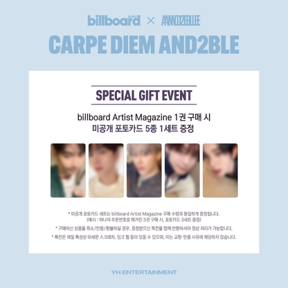 [PREORDER DEADLINE 4/9] AND2BLE Billboard Korea Artist Magazine