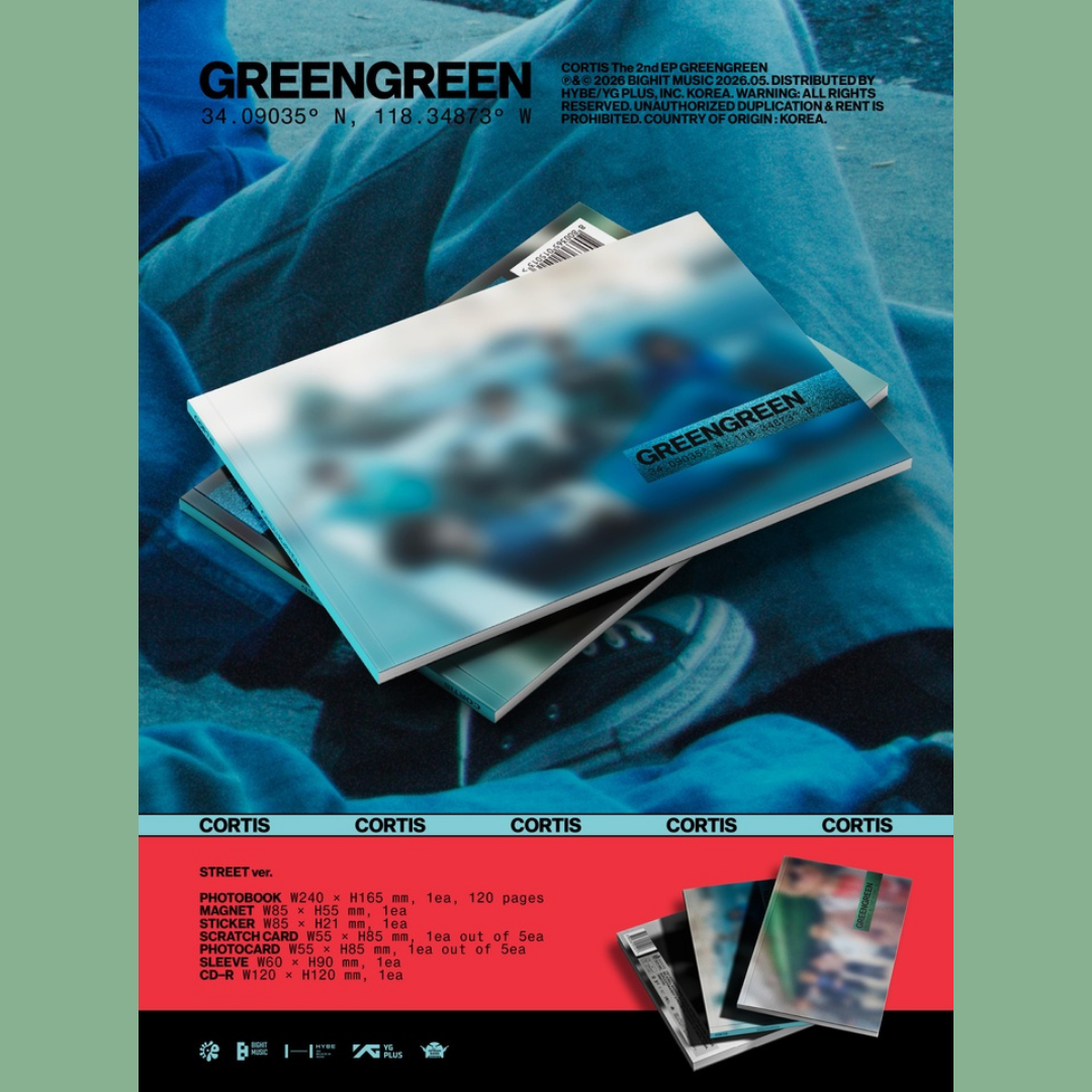 [PREORDER DEADLINE 1/5] CORTIS The 2nd EP [GREENGREEN] - STANDARD VER. [WEVERSE JAPAN POB]