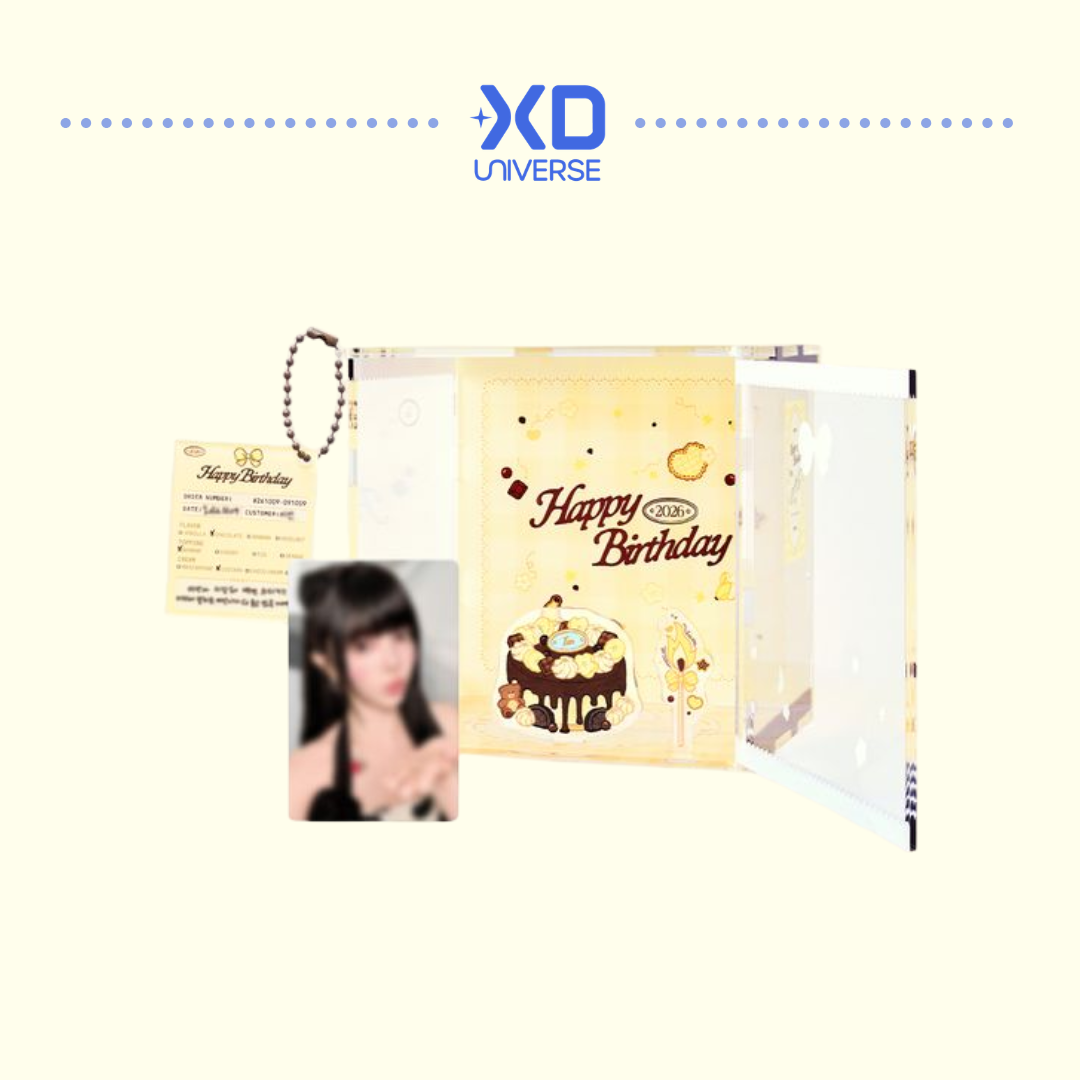 [PREORDER DEADLINE 9/10] Hearts2Hearts IAN ARTIST BIRTHDAY MD -  ACRYLIC CAKE BOX