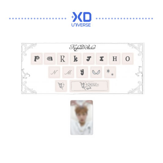 [PREORDER] PARK JI HOON FAN-CONCERT [RE:FLECT] OFFICIAL MD - KEYBOARD STICKER