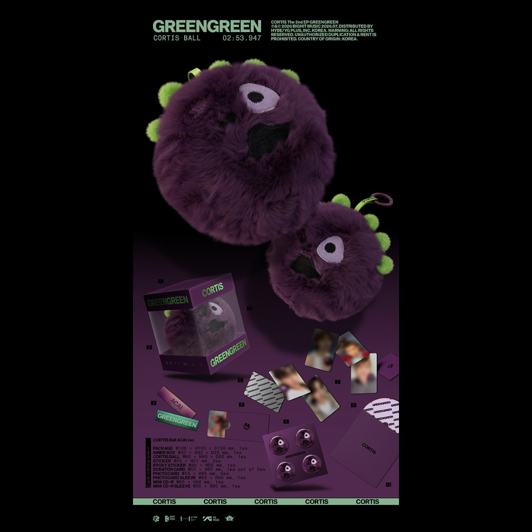 [PREORDER] CORTIS The 2nd EP [GREENGREEN] - CORTIS Ball ver.