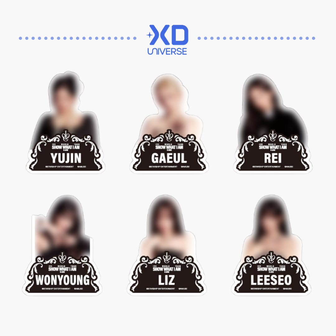 [PREORDER] IVE WORLD TOUR 'SHOW WHAT I AM' IN JAPAN OFFICIAL MERCHANDISE - RANDOM BADGE